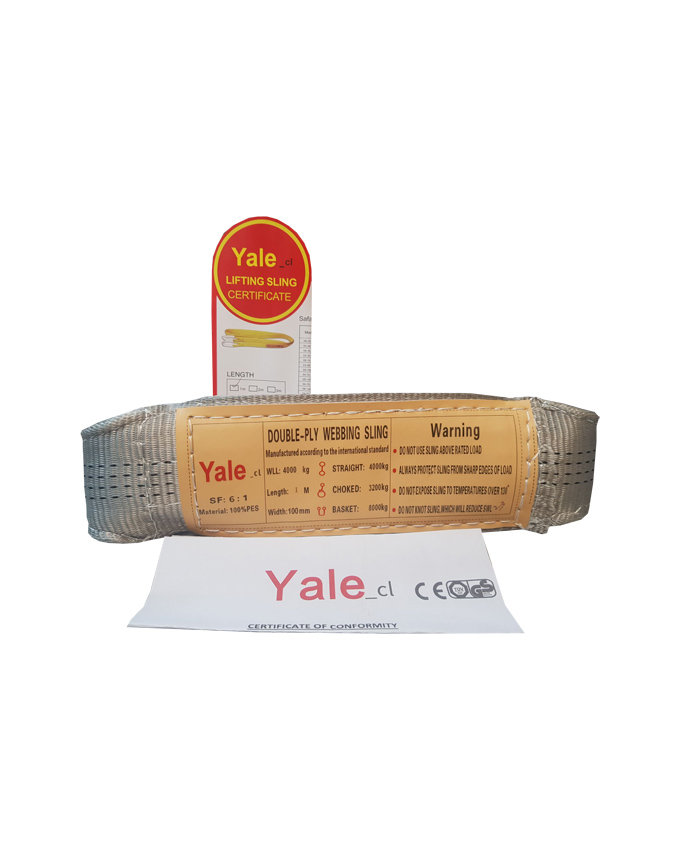 تسمه بار 4 تن 1 متری Yale - تسمه اسلینگ 10 سانت حمل بار